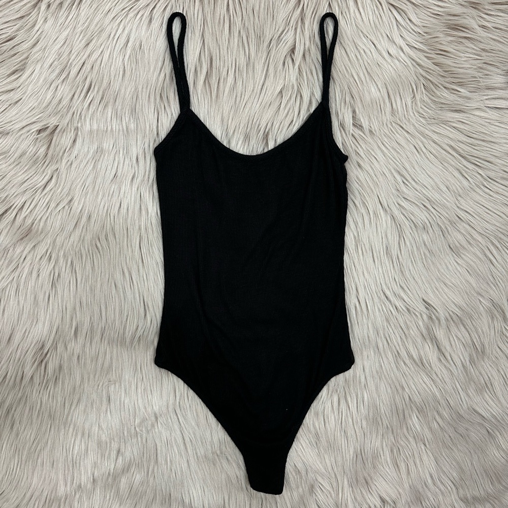 American Apparel Ribbed U Scoop Bodysuit